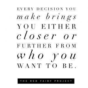 daily inspiration, daily quote, quote of the day, qotd, coaching, coach, happiness coach, positivity, healthy life, happy life, inspiring quote, wisdom, wellness coach, every decision you make matters, life goals, closer to your goals
